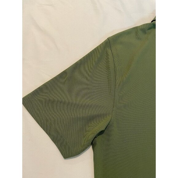 Greg Norman Men's Polo Golf Shirt Short Sleeve Athletic Sportswear Green L - Picture 8 of 9